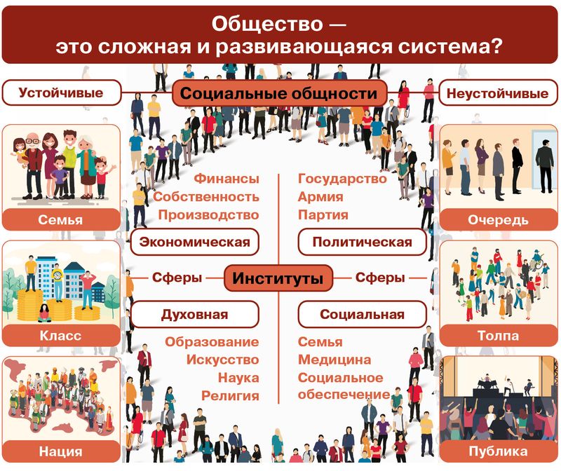 § 1. Общество как система: Вводная инфографика